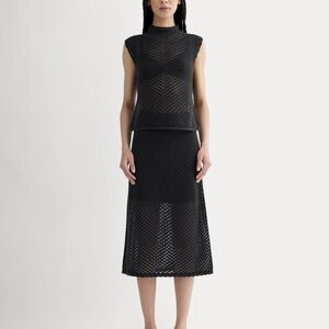 EVERLANE THE LACE KNIT SKIRT
